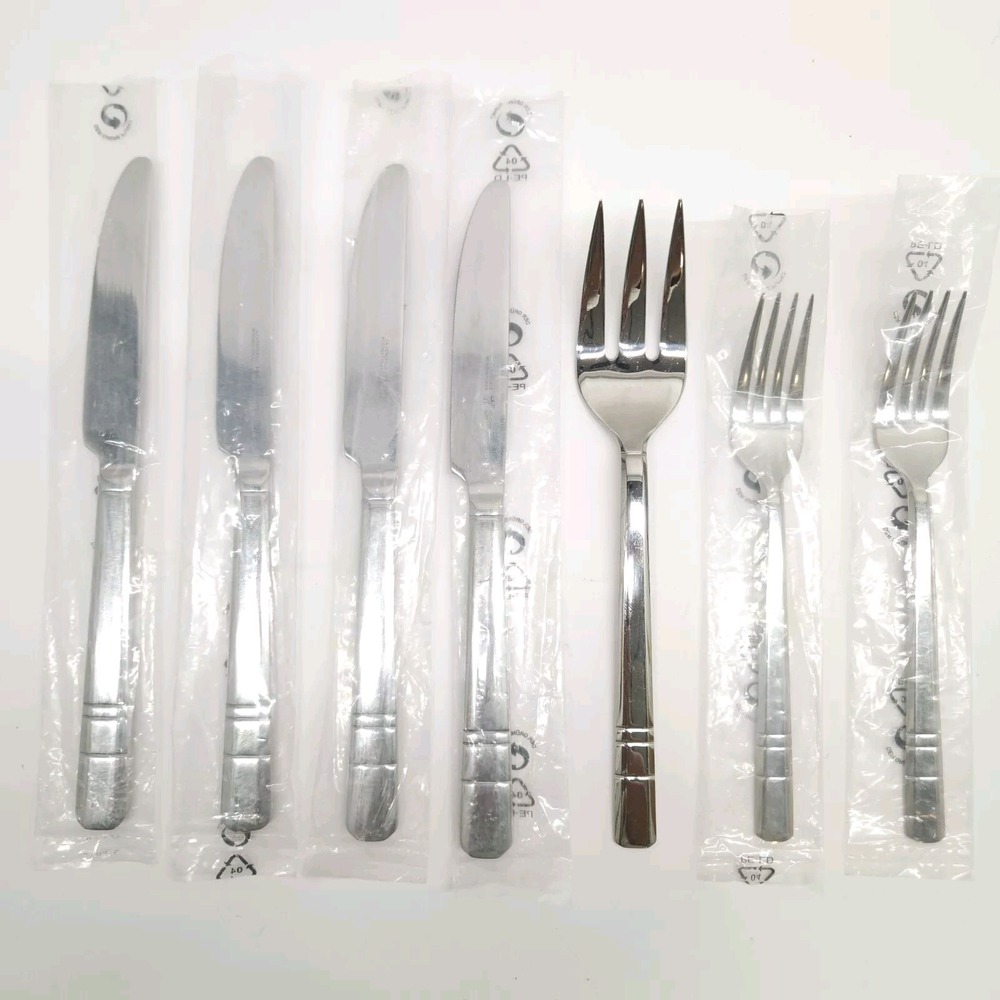 JA Henkels Fork Knife Set Stainless 18/10 Madison Square 7pc Replacement NIP